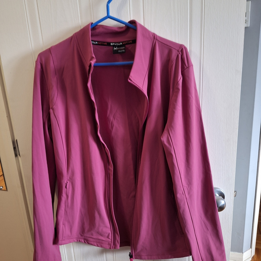 Spyder Women's Zip-Front Jacket in Rose